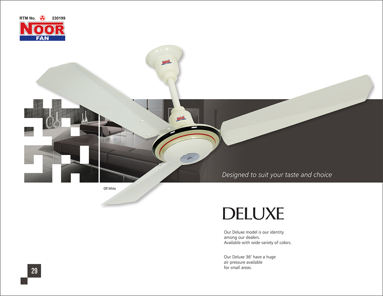 34 Deluxe Silver Fan - Image 1
